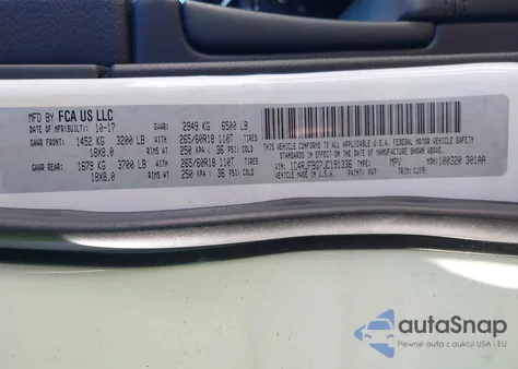 2018 Jeep Grand Cherokee Limited 4X4 z USA, uszkodzony, nr VIN 1C4RJFBG7JC191336